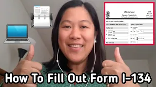 HOW TO FILL OUT AFFIDAVIT OF SUPPORT (FORM I-134) FOR K1 VISA? (TAGLISH) | TEAM TAYLOR CHANNEL