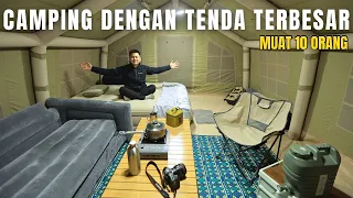 AKU BELI TENDA CAMPING TERBESAR! "KAYAK RUMAH"