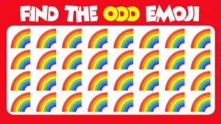 FIND THE ODD EMOJI OUT in the best Odd Emoji Quiz! Odd One Out Puzzle | Find The Odd Emoji Quizzes