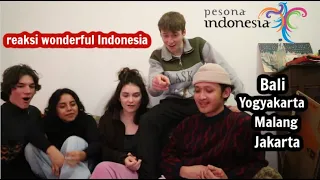 REAKSI ORANG LUAR NEGERI PERTAMA KALI LIAT WONDERFUL INDONESIA JAKARTA, BALI, JOGJA SAMPE HEBOH BGT!