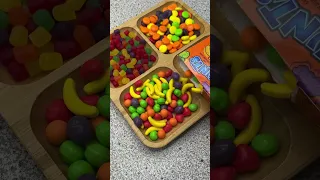 Filling platter with Candy || Satisfying ASMR Sounds #shorts