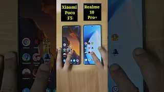 Poco F5 5G Vs Realme 10 Pro Plus 5G Speed Test Comparison | 😎