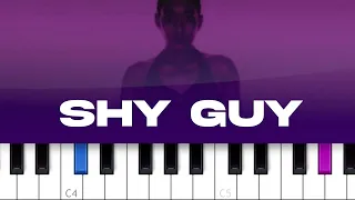 Diana King - Shy Guy (piano tutorial)