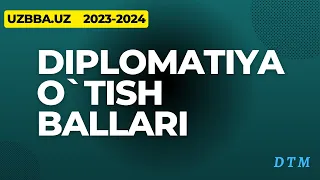 Jahon iqtisodiyoti va diplomatiya universitetining yo`nalishlari uchun o`tish ballari | 2022-2023