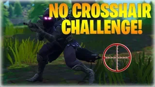 Fortnite NO CROSSHAIR CHALLENGE! (No Reticle) #FAZE5