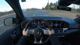 2021 Mercedes Benz GLE 53 AMG POV Test drive