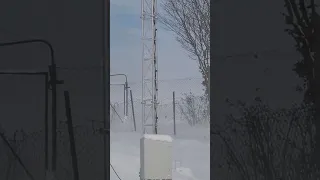 HEXBEAM Antenna in the wind 90km/h