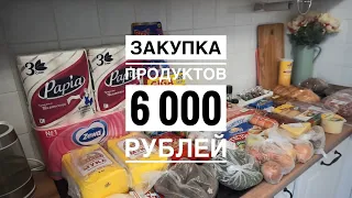 ЗАКУПКА ПРОДУКТОВ / OZON / ОКЕЙ / 6 000 РУБЛЕЙ /GROCERY SHOPPING HAUL /Елизавета Калябкина