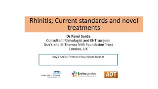 Rhinology | Rhinitis; Current Standards and Novel Treatments | Dr Pavol Surda