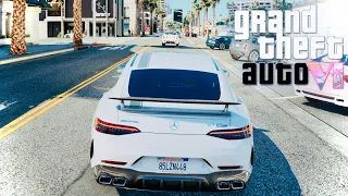 Grand Theft Auto VI - 2021 Concept Graphics | REAL CARS Gameplay  (GTA V PC MOD)