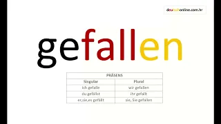 German Verb GEFALLEN