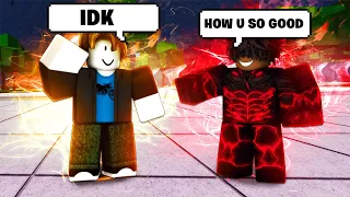 Destroying Kids In Ranked 1v1 As A NOOB In Roblox The Strongest Battlegrounds