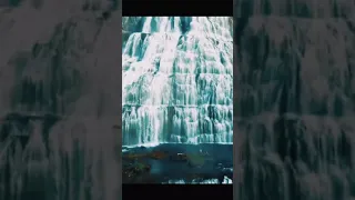 Dynjandi waterfall in iceland #shorts