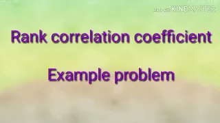 PQT (Part-13)Rank correlation coefficient[In Tamil]