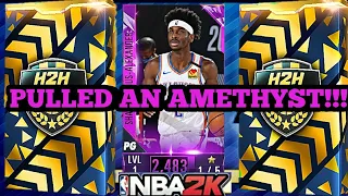 I PULLED ANOTHER AMETHYST CARD | NBA 2K MOBILE SEASON 3 HEAD TO HEAD PACK OPENING