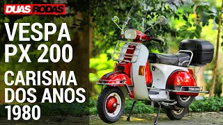 VESPA PX 200 É PURO CARISMA DOS ANOS 1980