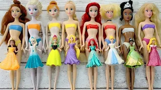 Disney Princess Doll Makeover ~ DIY Miniature Ideas for Barbie - Wig, Dress, Faceup, and More! DIY