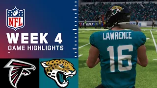 Falcons vs Jaguars Week 4 Simulation Highlights | Madden 24 Rosters