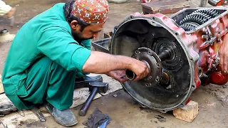 Huge Excavator Gearbox Repairing 😲 The Indigenous Technique