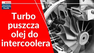 Turbo puszcza olej do intercoolera