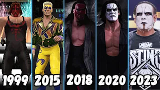 Evolution of Sting Entrance 1999 -2023 - WWE X WCW X TNA X AEW Games