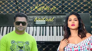 Kabhi jo badal barse song in piano