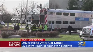 Driver Killed After Car Struck By Metra Train In Arlington Heights