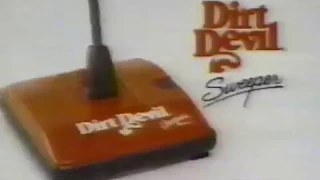 Dirt Devil Sweeper commercial - 1992