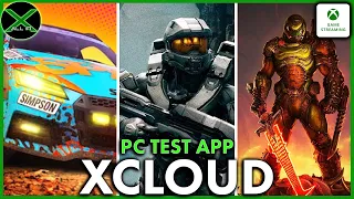 Xbox Xcloud PC Test App - Dirt 5 - Halo 5 Guardians - Doom Eternal