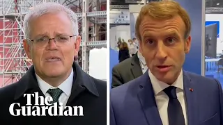 ‘I’m not going to cop sledging’: Scott Morrison hits back after Macron said he lied about subs deal