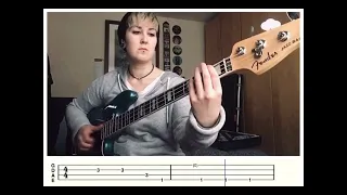 Elton John - I'm Still Standing - Bass Cover (Play Along TABS)