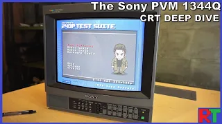 Is this the best starter CRT PVM? 📺 Sony PVM 1344Q Deep Dive | Retro Tech