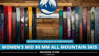 2024 Women's Mid-90 mm All-Mountain Ski Comparison with SkiEssentials.com