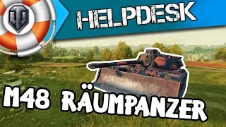 HelpDesk - M48 Räumpanzer || Czołgi Niemieckie [World of Tanks PL]