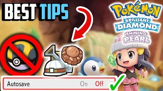 BEST STARTING TIPS for Pokémon Brilliant Diamond & Shining Pearl!