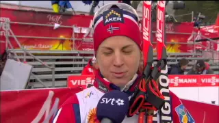 Interview with WORLD CHAMPIONS Weng, Johaug, Jacobsen, Bjørgen   VM Falun 2015