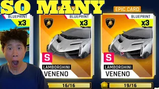 SPLURGING TOKENS ON LAMBORGHINI VENENO CAR PACKS *SO HYPE MY CHAIR BROKE* - Asphalt 9