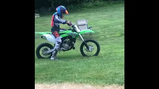 My First Ride On My 2019 Kx85!