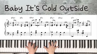 Baby it's cold outside / Jazz Christmas Carol 재즈 크리스마스 캐롤 / Piano Sheet music 피아노 악보