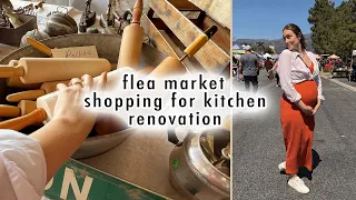 flea market shopping for our kitchen renovation