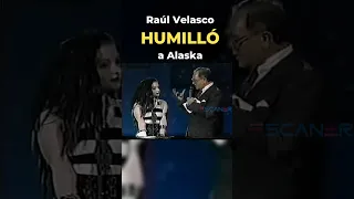 TE VISTES EXTRAÑA así le dijo Raúl Velasco a Alaska y ella le dio una lección