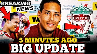 🚨LAST MINUTE BOMBSHELL! Virgil van Dijk Breaks Silence on Liverpool Contract! LIVERPOOL NEWS TODAY