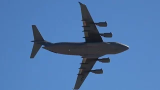 4K | C 17 Display | Aviation Nation 2016 at Nellis Air Force Base Las Vegas