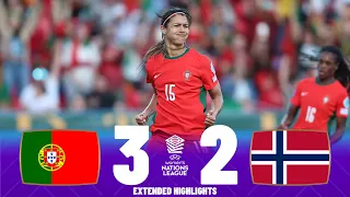 Portugal vs Norway | Highlights | UEFA Women's Nations League 26-09-2023