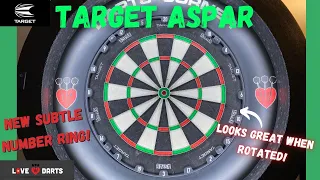 LoveDarts - Target "Aspar" Pro dartboard. THE BOARD THAT LOOKS GREAT ON EVERY ROTATION!