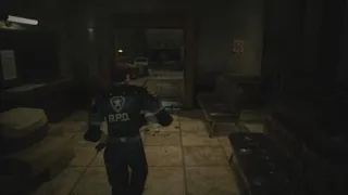 Leon A Hardcore Records Room Mister X Strat [Resident Evil 2 Remake]