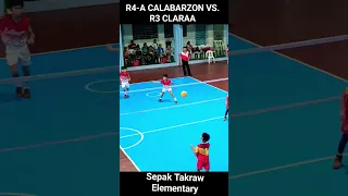 PALARONG PAMBANSA 2023 SEPAK TAKRAW ELEM. CALABARZON VS. CLARAA #palarongpambansa2023 #sepaktakraw