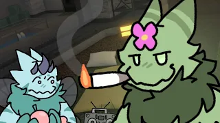 Plantix Smokes a Fat Blunt (Kaiju Paradise Animation)