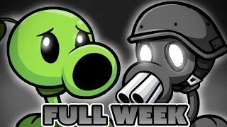 FRIDAY NIGHT FUNKIN' mod HAPPY Boyfriend VS Peashooter FULL WEEK