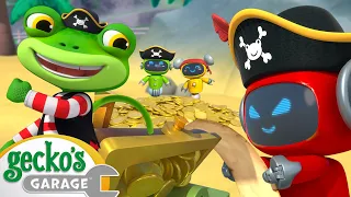Pirate Mechanicals Treasure Hunt! | Gecko's Garage | Trucks For Children | Cartoons For Kids